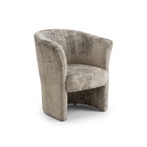 Cabriolet Belize Gris taupe - 76 x 63.5 x 62.5cm - Basika