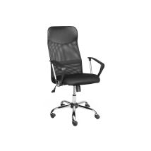 Fauteuil de bureau Sixtine Noir - 107 x 64 x 62.5cm - Basika