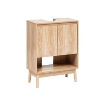 Meuble sous lavabo Abana Bois - 80 x 60 x 30cm - Basika