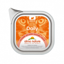 Almo Nature Daily Grain Free Menù Cat 100 gr - Salmone - Confezione da 32 pezzi - Cibo umido per gatti - 1° ORDINE? scegli lo sconto BZR5 / BZR20 + 200 punti fedeltà