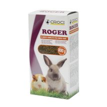 Croci Rabbit Roger Essential alimento Conigli Nani - 800 gr - Mangime per conigli - 1° ORDINE? scegli tra BZR5 / BZR20 + 200 pt fedeltà