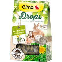 Gimbi Drops Snack per roditori Grain Free 50 gr - Tarassaco - 1° ORDINE? scegli tra BZR5 / BZR20 + 200 pt fedeltà