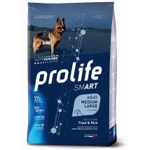 Prolife Smart Cane Adult Medium/Large Trota e Riso - 12 kg Croccantini per cani