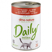Almo Nature Cat Daily 400 gr - Manzo - Cibo umido per gatti - 1° ORDINE? scegli lo sconto BZR5 / BZR20 + 200 punti fedeltà