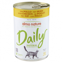 Almo Nature Cat Daily 400 gr - Pollo - Cibo umido per gatti - 1° ORDINE? scegli lo sconto BZR5 / BZR20 + 200 punti fedeltà