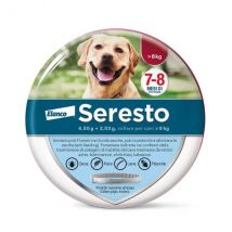 Seresto Collare Antipulci per Cani  - per cani oltre 8kg (70 cm) - Antiparassitario per cani - 1° ORDINE? scegli lo sconto BZR5 / BZR20 + 200 punti fedeltà