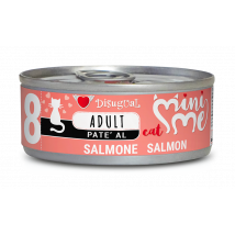 Disugual Mini Me Cat Adult Patè 85 gr - Salmone - Confezione da 12 pezzi - Cibo umido per gatti - 1° ORDINE? scegli lo sconto BZR5 / BZR20 + 200 punti fedeltà
