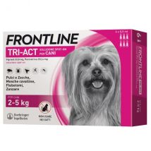 Frontline Tri-Act Spot-On per cani - 6 pipette per taglia mini (2-5 Kg)