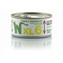 Natural Code XL 170 gr - 06 - Tonno e Prosciutto - Confezione da 24 pezzi - Cibo umido per gatti - 1° ORDINE? scegli lo sconto BZR5 / BZR20 + 200 punti fedeltà