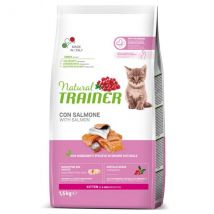 Natural Trainer Kitten con Salmone - 1,5 kg - Croccantini per gatti - 10% sconto su NATURAL TRAINER con codice: NT10