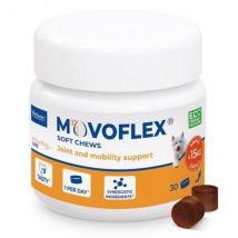 Virbac Movoflex Soft Chews integratore per cani - confezione da 30 compresse per cani S 0-15 Kg - 1° ORDINE? scegli lo sconto BZR5 / BZR20 + 200 punti fedeltà - Integratori per cani