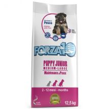 Forza10 Maintenance Puppy Junior Medium/Large al Pesce - 12,5 kg Croccantini per cani