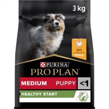Purina Pro Plan Healthy Start Puppy Medium Crocchette Cane Pollo - 3 kg - Croccantini per cani - 1° ORDINE? scegli lo sconto BZR5 / BZR20 + 200 punti fedeltà
