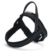 Pettorina in nylon intrecciato Easy PetUp - nero - taglia L: 70-82 cm - 1° ORDINE? scegli lo sconto BZR5 / BZR20 + 200 punti fedeltà