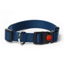 Collare in nylon regolabile a sgancio PetUp - blu - 40-50 cm x 2,5h cm - 1° ORDINE? scegli lo sconto BZR5 / BZR20 + 200 punti fedeltà