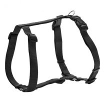 Pettorina ad H Doppia regolazione in nylon PetUp - nero - Taglia 5: torace 60 cm x 2,5h cm - 1° ORDINE? scegli lo sconto BZR5 / BZR20 + 200 punti fedeltà