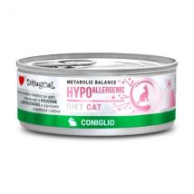 Disugual Diet Cat Metabolic Balance Patè Hypoallergenic 85 gr - coniglio - Confezione da 12 pezzi - Cibo monoproteico gatto - 1° ORDINE? scegli lo sconto BZR5 / BZR20 + 200 punti fedeltà