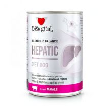 Disugual Diet Dog Metabolic Balance Patè Hepatic 400 gr - maiale - Confezione da 6 pezzi - Dieta Veterinaria per Cani - 1° ORDINE? scegli lo sconto BZR5 / BZR20 + 200 punti fedeltà