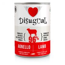 Disugual Monoproteico Grain Free 400 gr - Agnello - Umido Monoproteico Cane - 1° ORDINE? scegli lo sconto BZR5 / BZR20 + 200 punti fedeltà