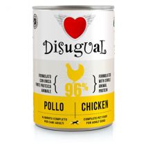 Disugual Monoproteico Grain Free 400 gr - Pollo - Umido Monoproteico Cane - 1° ORDINE? scegli lo sconto BZR5 / BZR20 + 200 punti fedeltà