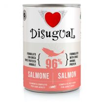 Disugual Monoproteico Grain Free 400 gr - Salmone - Umido Monoproteico Cane - 1° ORDINE? scegli lo sconto BZR5 / BZR20 + 200 punti fedeltà