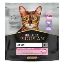 Purina Pro Plan Delicate Digestion Adult 1+ con Tacchino - 400 gr - Croccantini per gatti - 1° ORDINE? scegli lo sconto BZR5 / BZR20 + 200 punti fedeltà