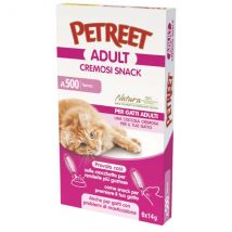 Petreet Cremosi Snack per gatti 6x14 gr - Tonno - 1° ORDINE? scegli tra BZR5 / BZR20 + 200 pt fedeltà