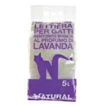 Natural Code Lettiera Bentonite  - 5 litri -  Lavanda - Lettiera agglomerante - 1° ORDINE? scegli tra BZR5 / BZR20 + 200 pt fedeltà