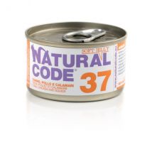 Natural Code acqua di cottura Soft Jelly 85 g - 37 - Tonno, Pollo e Calamari - Confezione da 24 pezzi - Cibo umido per gatti - 1° ORDINE? scegli lo sconto BZR5 / BZR20 + 200 punti fedeltà