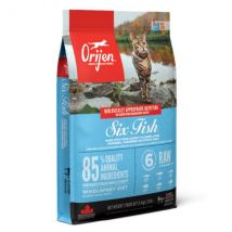 Orijen Six Fish Cat Food - 5,4 kg - Croccantini per gatti - 1° ORDINE? scegli lo sconto BZR5 / BZR20 + 200 punti fedeltà