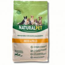NaturalPet Adult All Breeds Pollo - 12 Kg Croccantini per cani