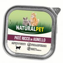 NaturalPet Cat Adult Patè Grain Free 100 gr - Agnello Cibo umido per gatti