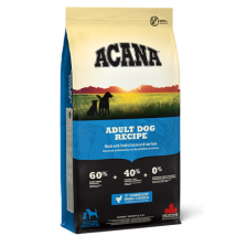 Acana Adult Dog Recipe - 11,4 kg - Croccantini per cani - 1° ORDINE? scegli lo sconto BZR5 / BZR20 + 200 punti fedeltà