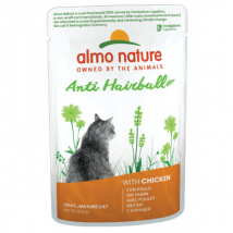 Almo Nature Anti Hairball Cat 70 gr - Pollo - Confezione da 30 pezzi - Cibo umido per gatti - 1° ORDINE? scegli lo sconto BZR5 / BZR20 + 200 punti fedeltà