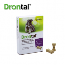 Drontal Plus Vermifugo antiparassitario aroma carne Vetoquinol - 1 confezione da 2 compresse - cani taglia piccola - 1° ORDINE? scegli lo sconto BZR5 / BZR20 + 200 punti fedeltà