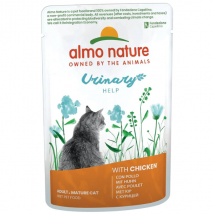 Almo Nature Urinary Help Cat Adult 70 gr - Pollo Confezione da 30 pezzi Cibo umido per gatti
