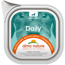 Almo Nature Daily Menù Dog 300 gr - Vitello e Carote Confezione da 9 pezzi Cibo Umido per Cani