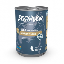 DRN Dognivor Adult Patè Monoproteico 400 gr - Agnello - Confezione da 6 pezzi - Umido Monoproteico Cane - 1° ORDINE? scegli lo sconto BZR5 / BZR20 + 200 punti fedeltà