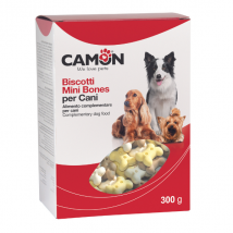 Camon Biscotti Mini Bones Snack per Cani - 300 gr - 1° ORDINE? scegli lo sconto BZR5 / BZR20 + 200 punti fedeltà
