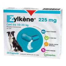 Zylkene Vetoquinol Neo Rilassante per cane e gatto - 225 mg – 20 cps - 1° ORDINE? scegli lo sconto BZR5 / BZR20 + 200 punti fedeltà