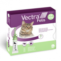 Vectra Felis 3 pipette per gatti  - 3 Pipette - Antiparassitario per gatti - 1° ORDINE? scegli lo sconto BZR5 / BZR20 + 200 punti fedeltà