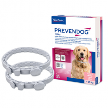 Virbac Collare Antiparassitario Prevendog - 2 Collari da 75 cm - per cani oltre i 25 kg