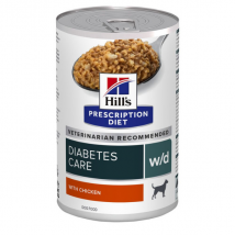 Hill's Prescription Diet w/d Canine 370 gr - Con pollo - Confezione da 6 pezzi - Dieta Veterinaria per Cani - 1° ORDINE? scegli lo sconto BZR5 / BZR20 + 200 punti fedeltà