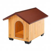 Cuccia per cani da esterno in legno Domus Ferplast  - Maxi - Cucce per cani da esterno - 1° ORDINE? scegli lo sconto BZR5 / BZR20 + 200 punti fedeltà