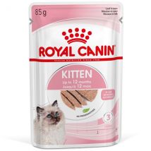 Royal Canin Kitten Patè - 85 gr Confezione da 12 pezzi Cibo umido per gatti