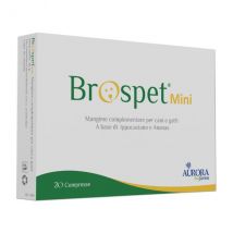 Aurora Biofarma Brospet compresse cane e gatto - Mini 20 compresse - 1° ORDINE? scegli lo sconto BZR5 / BZR20 + 200 punti fedeltà