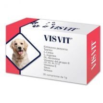 Aurora Biofarma Visvit Compresse cane e gatto - 30 compresse da 1g - 1° ORDINE? scegli lo sconto BZR5 / BZR20 + 200 punti fedeltà