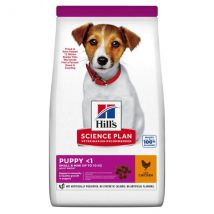 Hill's Science Plan Small & Mini Puppy Alimento per Cuccioli con Pollo - 1,5 kg - Croccantini per cani - 1° ORDINE? scegli lo sconto BZR5 / BZR20 + 200 punti fedeltà