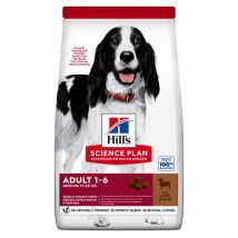 Hill's Science Plan Medium Adult Alimento per Cani con Agnello e Riso - 14 Kg - Croccantini per cani - 1° ORDINE? scegli lo sconto BZR5 / BZR20 + 200 punti fedeltà