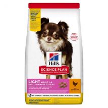 Hill's Science Plan Light Small & Mini Adult Alimento per cani con Pollo - 1,5 kg Croccantini per cani